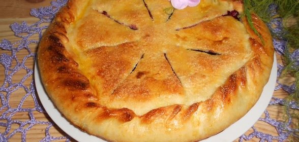 Черничный пирог