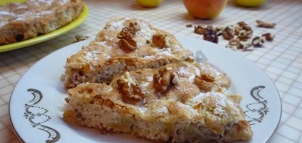 Милопита - яблочный пирог по-гречески