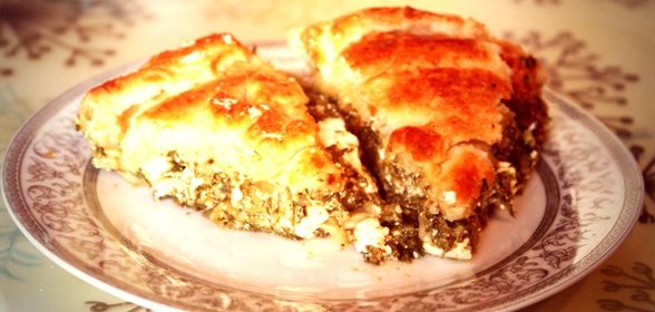 Спанакопитта или пирог со шпинатом