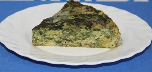 Запеканка из брокколи и шпината