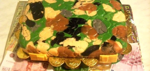 Торт Кейс с деньгами