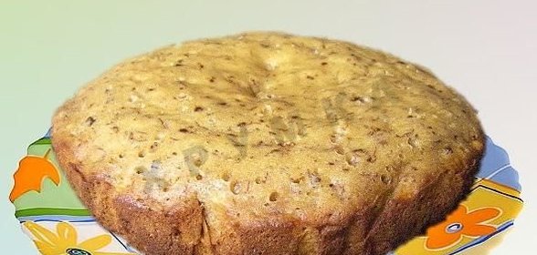 Шарлотка с бананами в мультиварке