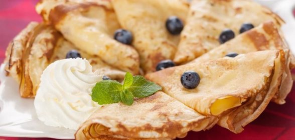 Быстрые блинчики на кукурузном крахмале