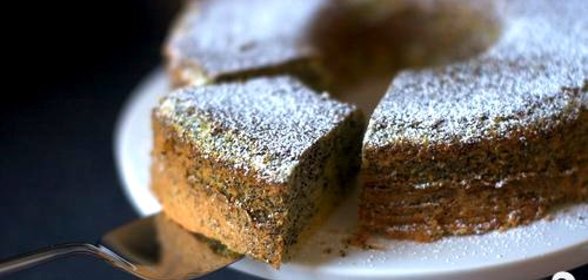 Пирог лимонно-маковый