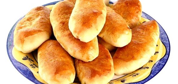 Пирожки с луком-пореем
