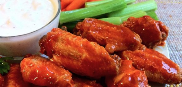 Куриные крылышки в микроволновке