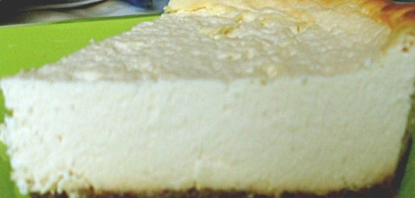 Низкокалорийный чизкейк с ванилью