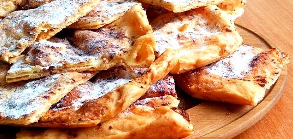 Лепешки на заварном тесте