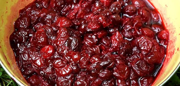 Вишневая начинка для пирога