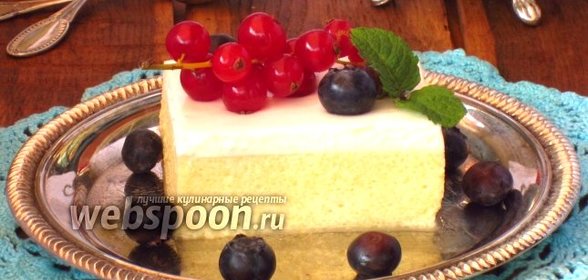 Двухслойная творожная запеканка