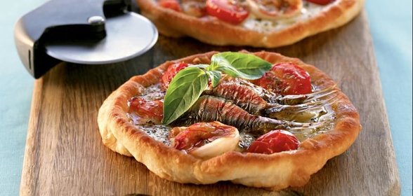 Пицца фритта наполитана с креветками