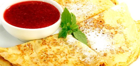 Постные блины на молоке