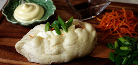 Корейские паровые пирожки