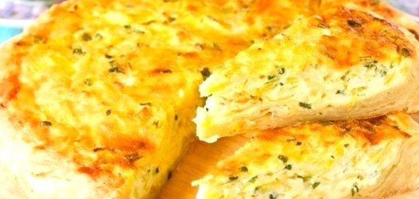 Сырный пирог «Четыре сыра»