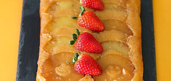 Торт-перевертыш с ананасами