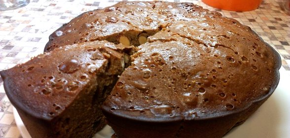 Коврижка медовая с орехами и цукатами