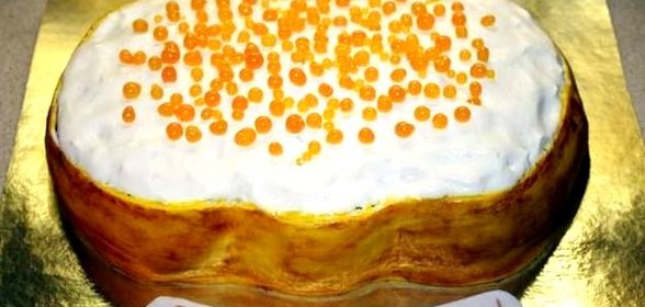 Торт Бутерброд с икрой