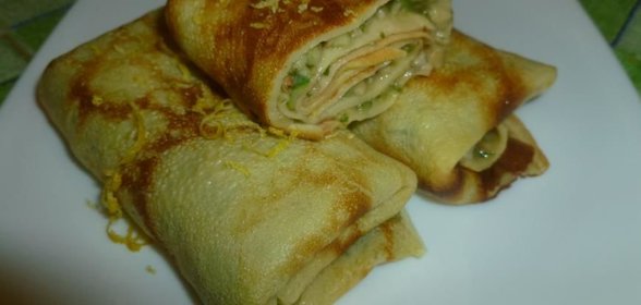 Блинчики с фейхоа и мятой