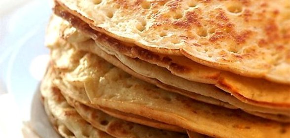 Блинчики на молоке воздушные