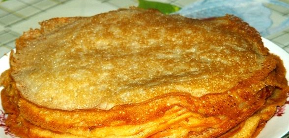 Блинчики без яиц