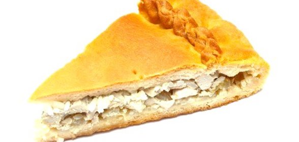 Пирог с рисом и мясом цыпленка в микроволновой печи