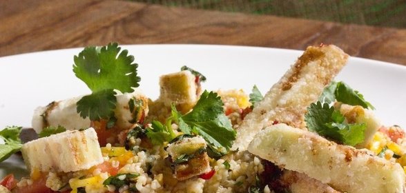 Баклажаны с пшеничной крупой