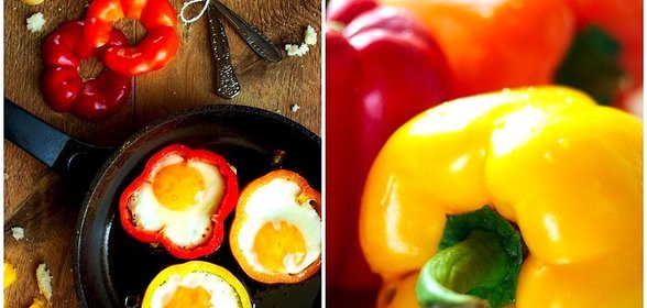 Яичница в перце