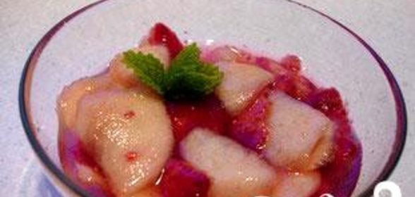 Мятно-персиковый салат