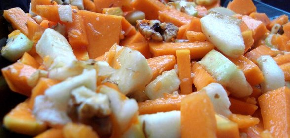 Салат из тыквы с яблоками