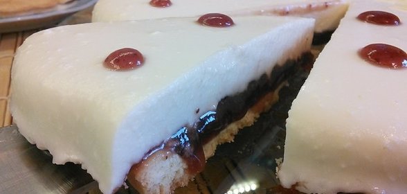 Снежный крем-торт