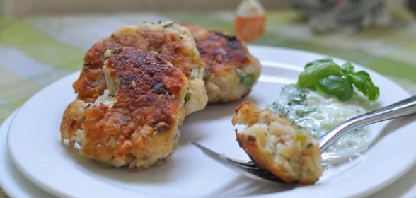 Котлетки из трески и картофеля