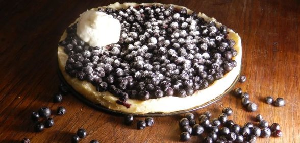 Французский черничный пирог