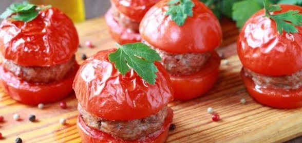 Томатный гамбургер