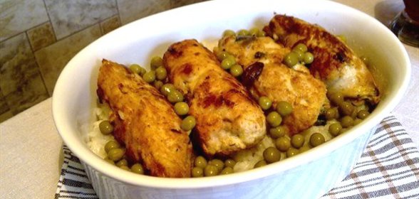 Куриные рулетики с грибами