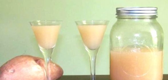 Картофельный сок для похудения