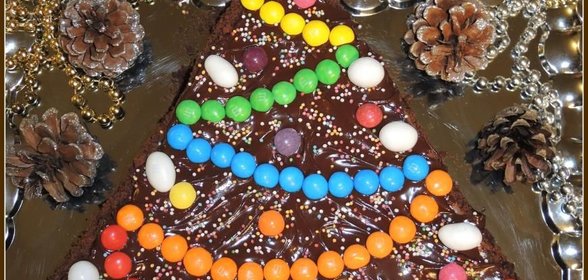 Шоколадный торт Ёлочка