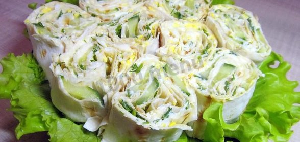 Лаваш с плавленым сыром