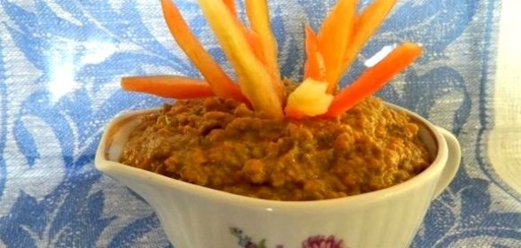 Паштет из говяжей печени с морковью и луком