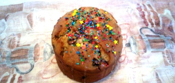 Вегетарианский пасхальный кулич