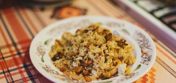 Морской коктейль с рисом