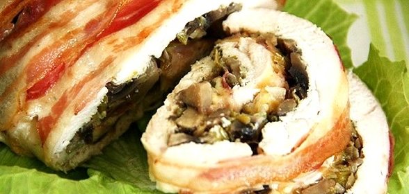 Рулет из куриной грудки