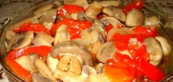 Шампиньоны по-корейски