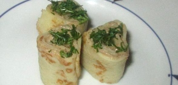 Блинчики закусочные с печенью