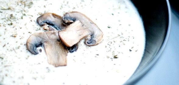 Крем-суп грибной