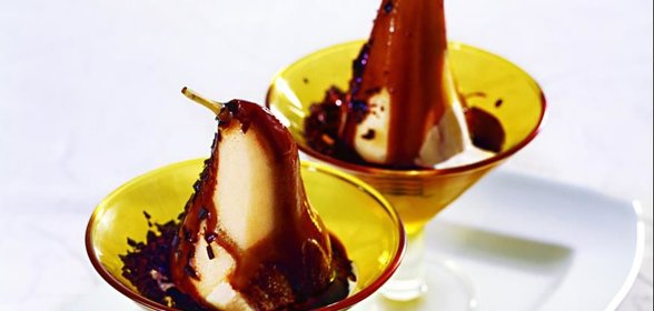 Груши в шоколаде