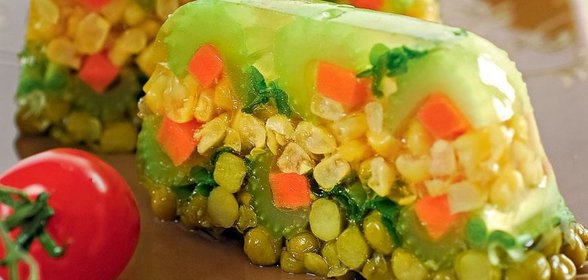 Заливное из овощей