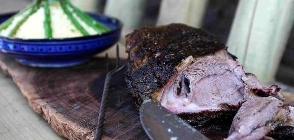 Баранина горячего копчения