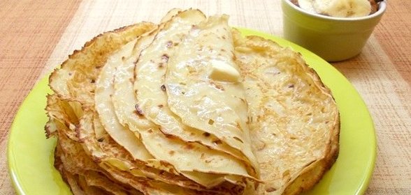 Блины на кокосовом молоке