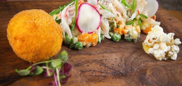 Салат Оливье с крабом New Style