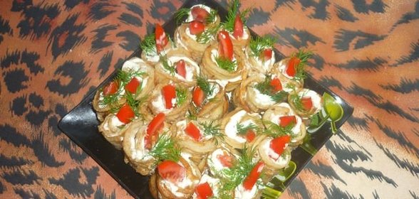 Закуска из баклажанов Язычки